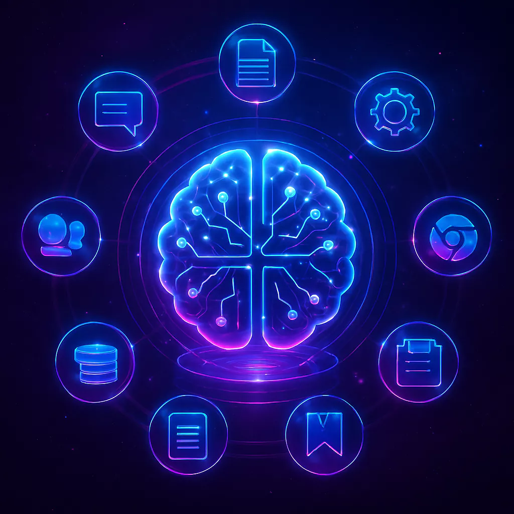 AI chat interface and prompts