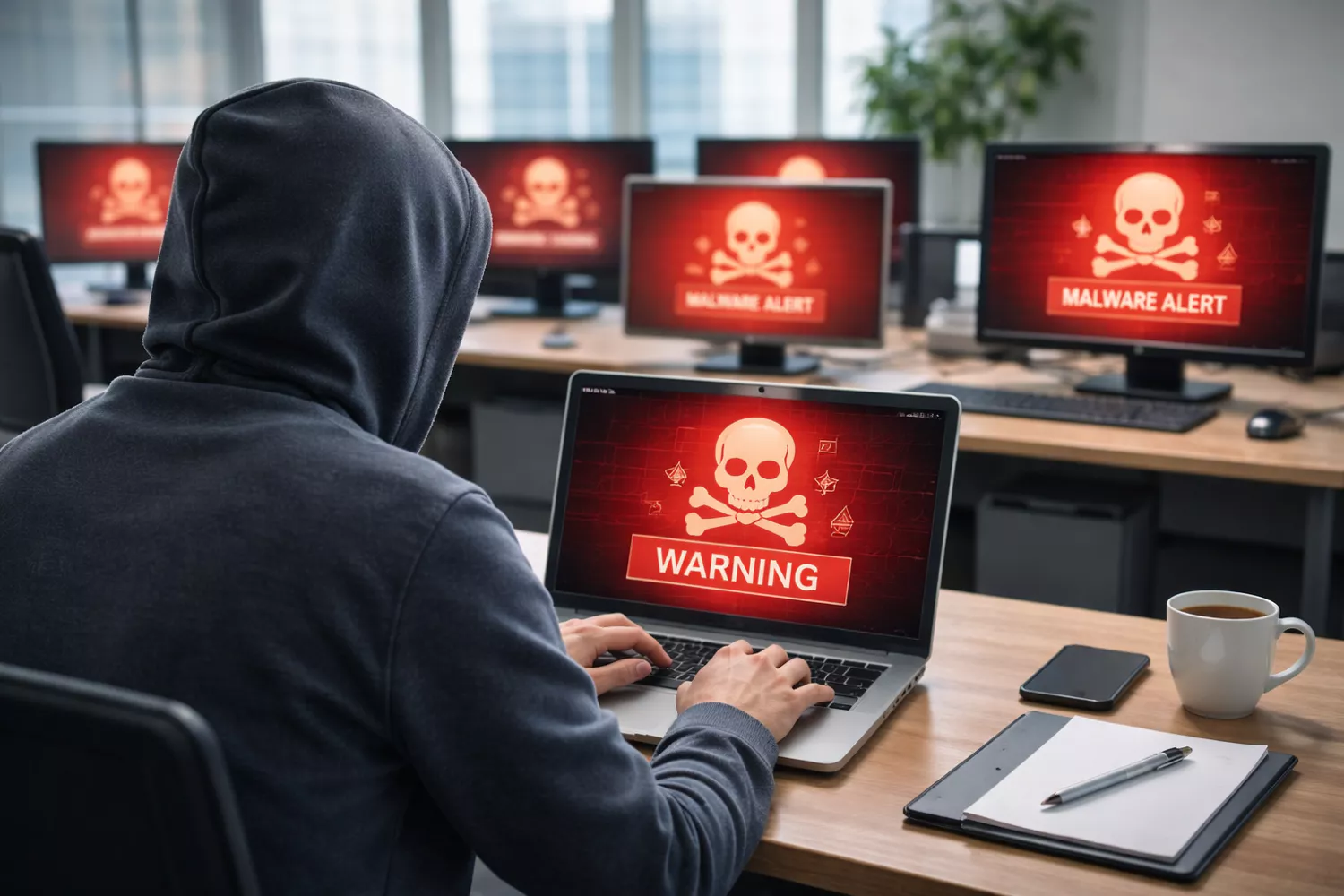 Cyber security threat visualization